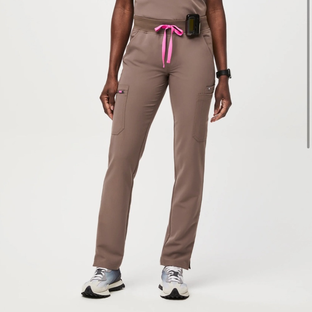 FIGS Smokey Taupe Yola Scrub Pants